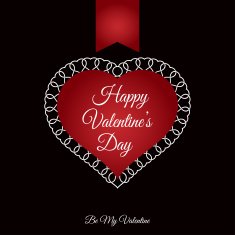 February 14 Happy Valentines Day Card N25