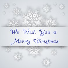 snowflakes and tree on a paper background N2