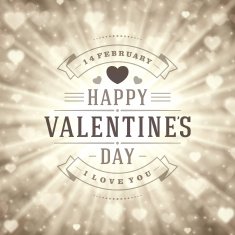 Happy Valentine's day Vector Background N4
