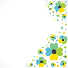 flora banner or greeting design