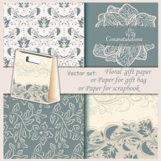 Wallpaper Valentine's Day gift paper or for scrapbook