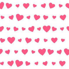 Seamless pattern with pink hearts N9
