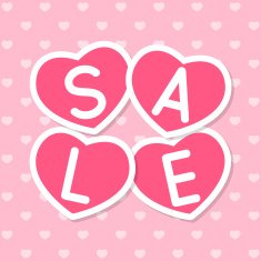 Valentines day sale concept for Your design