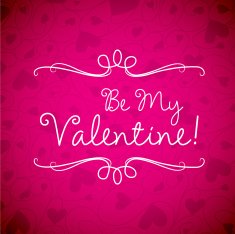 Valentine's Day card in vector format N4