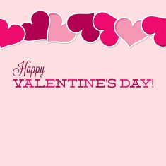 Vintage Typographic Valentine's Day card in vector format N2