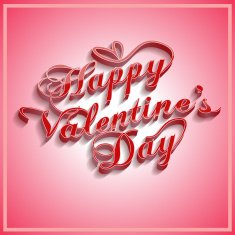 valentines day vintage lettering background N11
