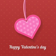 Happy Valentine's day Greating card N2