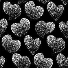 Graphic hearts pattern N3