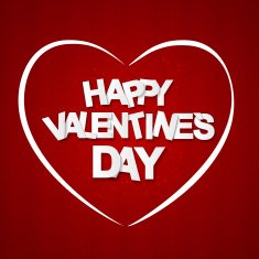 Happy Valentines Day Card Vector Illustration N20