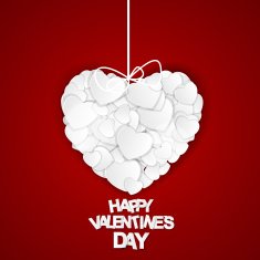 Happy Valentines Day Card Vector Illustration N22