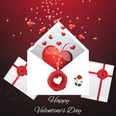 Greeting card for Valentine's day N6