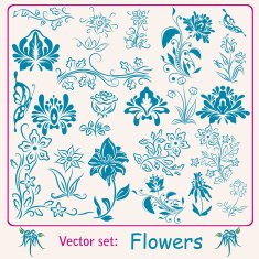 Big set of Flowers N3