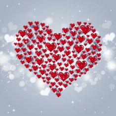 Valentine Red Hearts N2