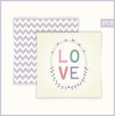 Love Vector Card