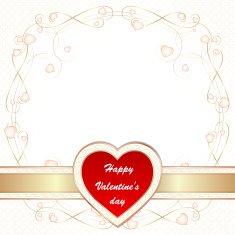 valentine's day greeting card N43