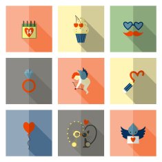 Happy Valentines Day Icons N540