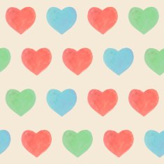 Seamless marker heart pattern