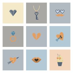 Happy Valentines Day Icons N566
