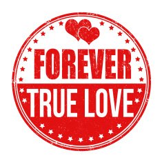 Forever true love stamp