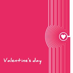 Valentine's Day poster Typography Vector illustration N3