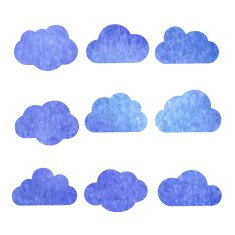 Watercolor sky background N4