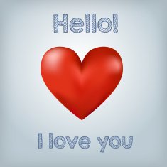 Flying red hearts Happy Valentine's Day great for your N5