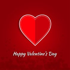 February 14 Happy Valentines Day Card N43
