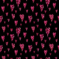 Watercolor heart pattern N2