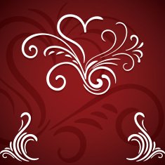 Valentines day hand drawn greeting card N4