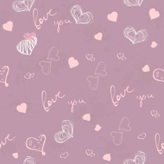 Seamless texture for Valentine's Day N2