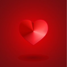 Valentine red heart N2