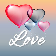 Hearts and letters N3