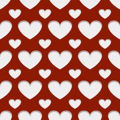 Hearts with shadow N4