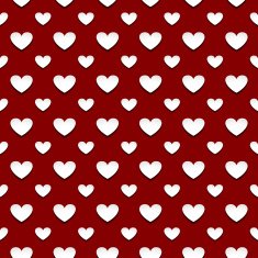 Hearts with shadow N9