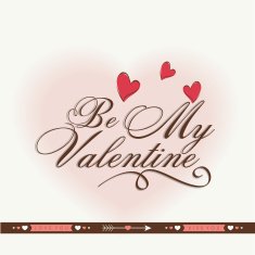 Greeting card design for Happy Valentine's Day celebrations