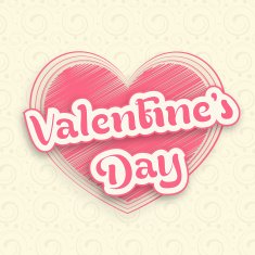 Happy Valentine's Day celebration with creative heart N2