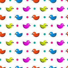 pattern with birds N19