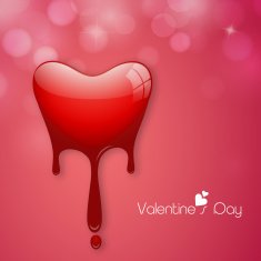Happy Valentine's Day celebrations with heart