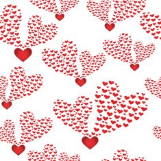 Abstract seamless background to the Valentine's day