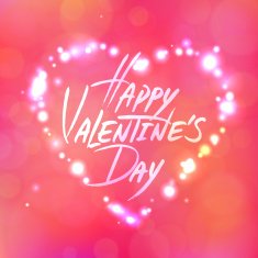 Happy Valentine's Day vector card N5