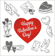 Valentines day - vector set N5