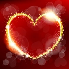 Abstract Valentine's Day heart