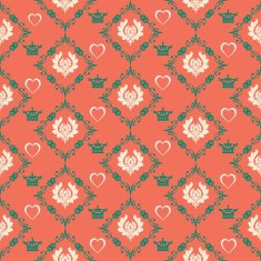 Valentine's day Retro wallpaper N141