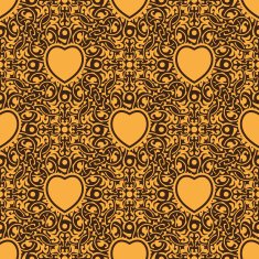 Seamless texture with heart N8