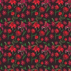 Seamless pattern with flowers N78