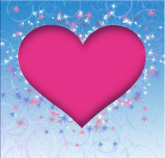 Greeting card with heart N4