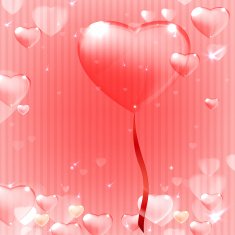 Ornate heart background N3