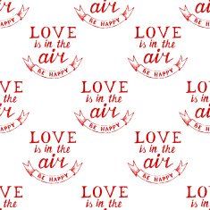 Valentine's day typography seamless N3