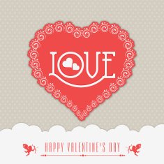 Valentine's Day celebration greeting card N2