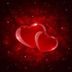 hearts background N26